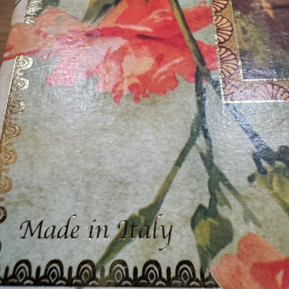 Saponificio Artigianale Fiorentino Italy Soap Set 4 Bars Florence Floral Box - Picture 9 of 9